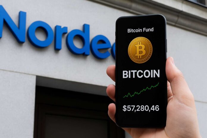 Nordea Bank laat klanten handelen in Bitcoin fondsen