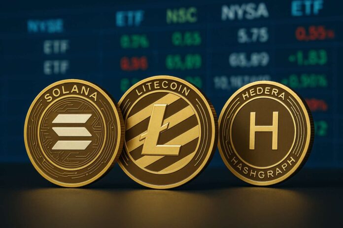 SOL, LTC en HBAR ETF’s Vandaag Live op NYSE en Nasdaq