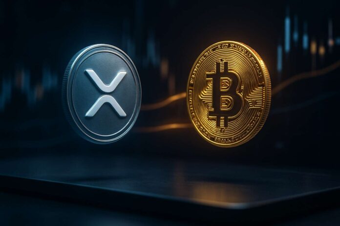 XRP nadert mogelijk golden of death cross op Bitcoin grafiek