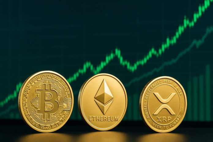 Crypto Herstelt: Bitcoin, Ethereum & XRP stijgen na akkoord in VS