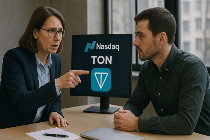 Nasdaq waarschuwt TON Strategy over Toncoin-aankoop